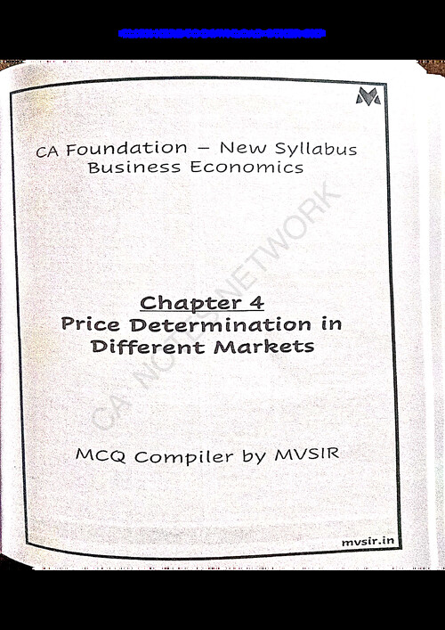 Economics  chap 4 all mcqs
Helpful for  may attempt  and onward