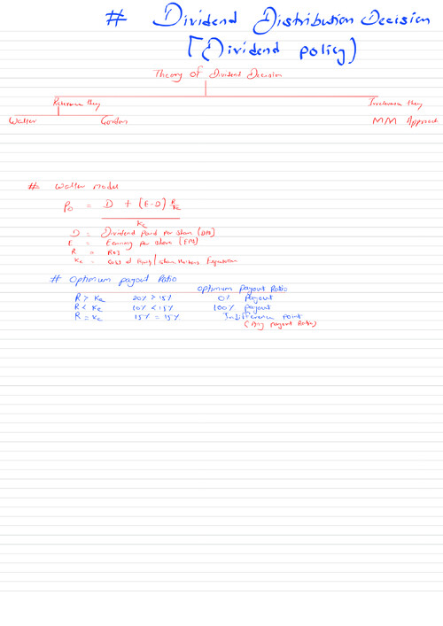 Divided distribution decision 