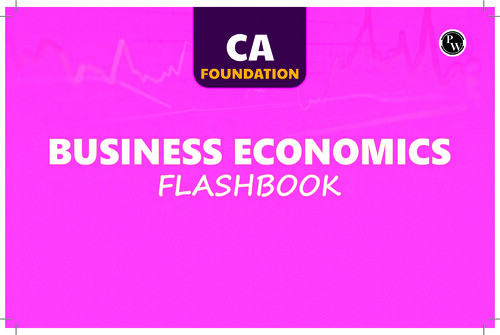 Flash Book : Business Economics