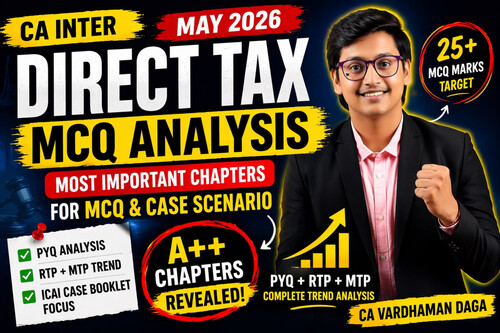 Imp Chapters for MCQ & CS by CA Vardhaman Daga