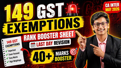 Gst exemption 