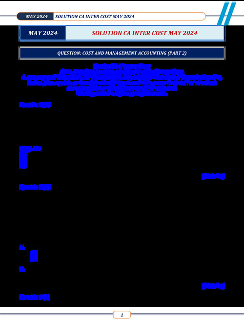 Cost all new course pyq from May 24.