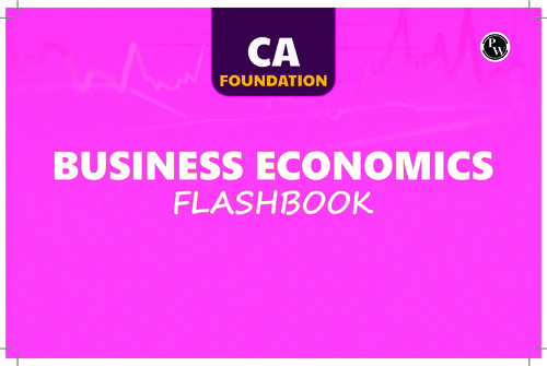 Business economics flashbook ..by CA   Wala 
