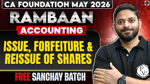 Issue, Forfeiture And Reissue Of Shares  In RAMBAAN Series By CW 