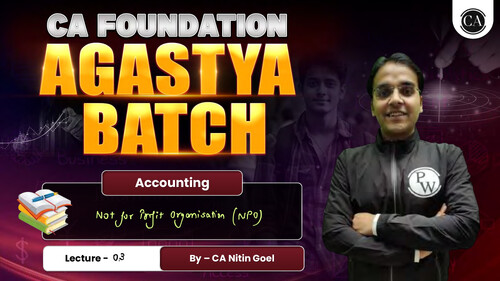 NPO Question Solutions ( Accounting)
        by CA nitin sir 