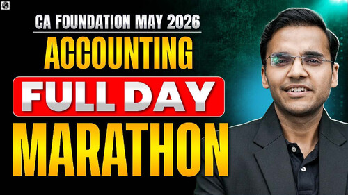Nitin Sir Accounts Marathon Questions 