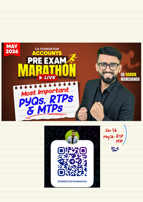 Accounts last day must solve questions pyqs mtps rtps with solution 