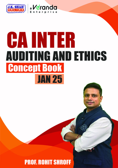 CA Inter Audit concept book by prof. Rohit (Jk shah)