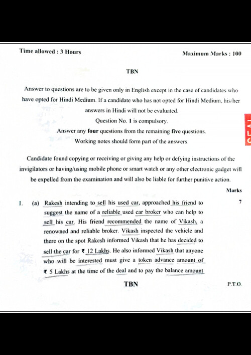 Business law question paper may 2026