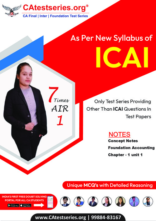 Theoretical Framework unit-1 
By CA test series 