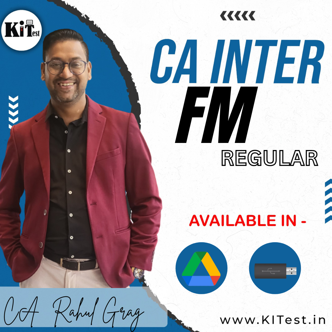 CA Inter FM Only New Syllabus Regular Batch by CA Rahul Garg