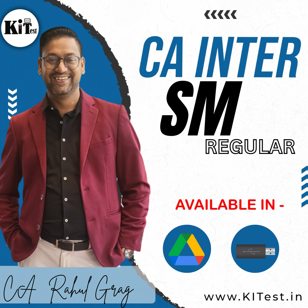 CA Inter SM New Syllabus Regular Batch CA Rahul Garg