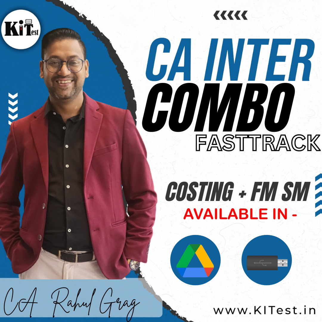 CA Inter Combo(Costing and FMSM) Fasttrack Batch CA Rahul Garg