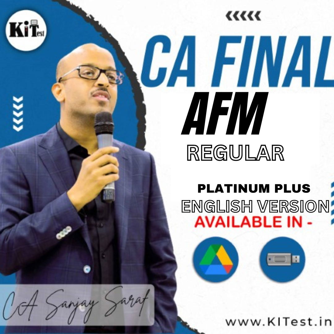 CA Final AFM (Advanced Financial Management) (New) Platinum Plus Batch By CA Sanjay Saraf
