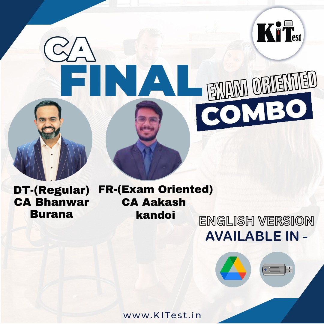 CA Final DT Regular Batch and FR Exam Oriented Batch FULL ENGLISH By CA Bhanwar Borana CA Aakash Kandoi