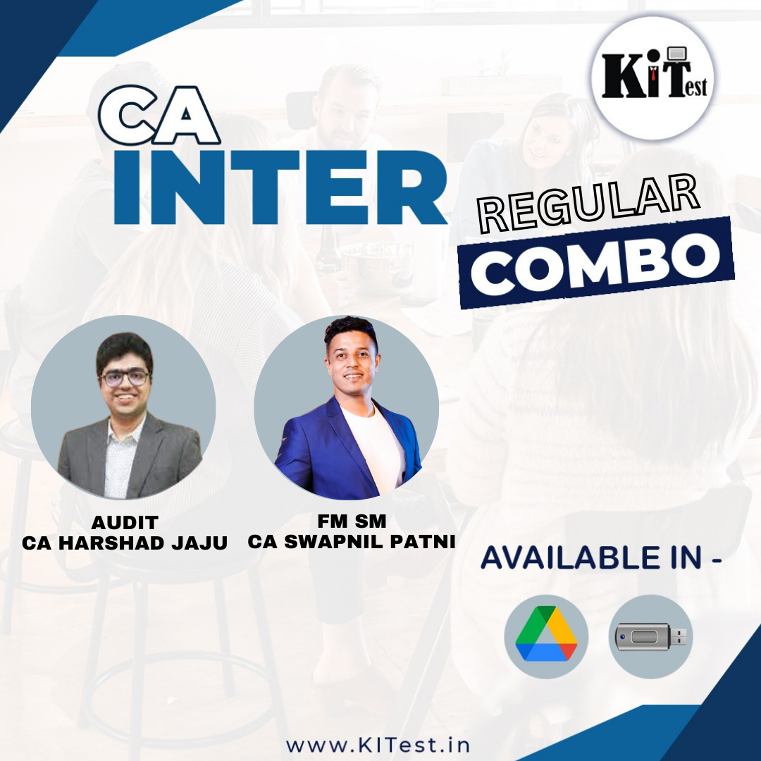 CA Inter Combo Financial Management and Strategic Management and Auditing and; Ethics By CA Swapnil Patni and CA Shubham Keswani