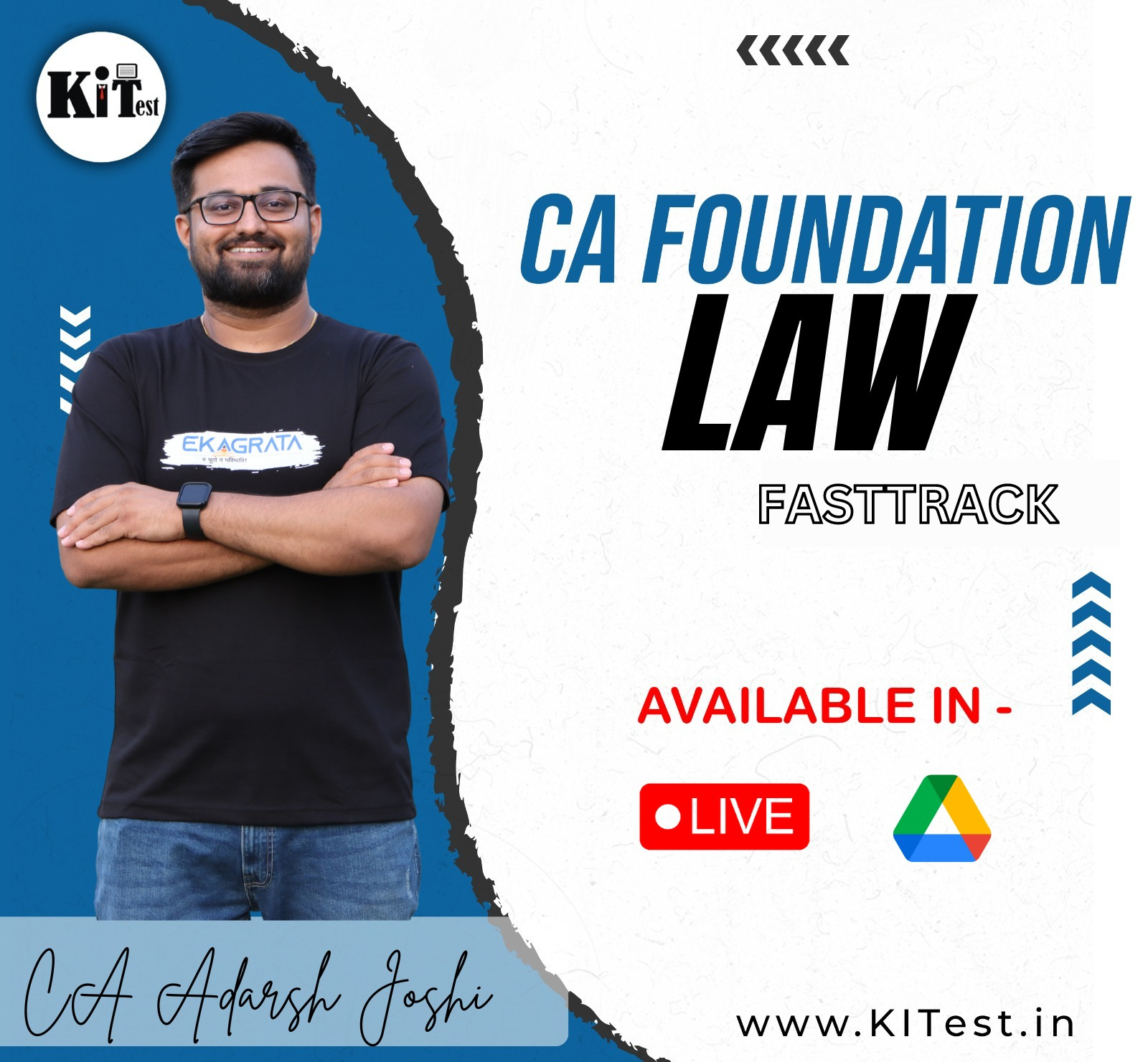 CA Foundation Law New Syllabus Fastrack Live Batch By CA Adarsh Joshi