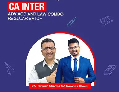 CA Inter Adv Acc and Law Combo Regular Batch By CA Parveen Sharma CA Darshan Khare