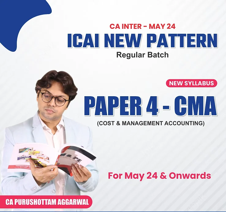 CA Inter Cost and Management Accounting Regular batch(New Syllabus) BY CA Purushottam Aggarwal