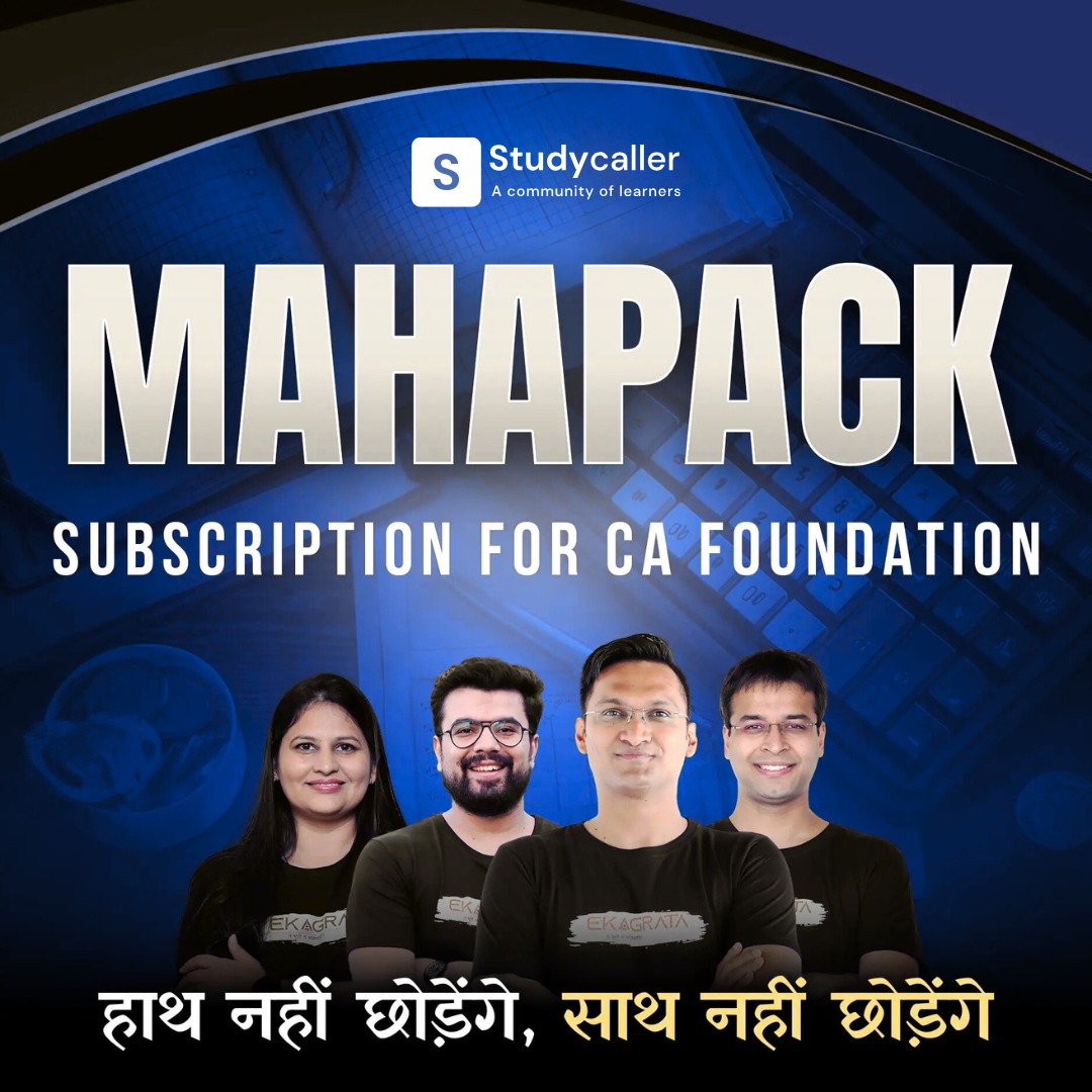 MAHAPACK Subscription for CA Foundation | Online Live Classes All Subjects New Syllabus Ekagrata Classes