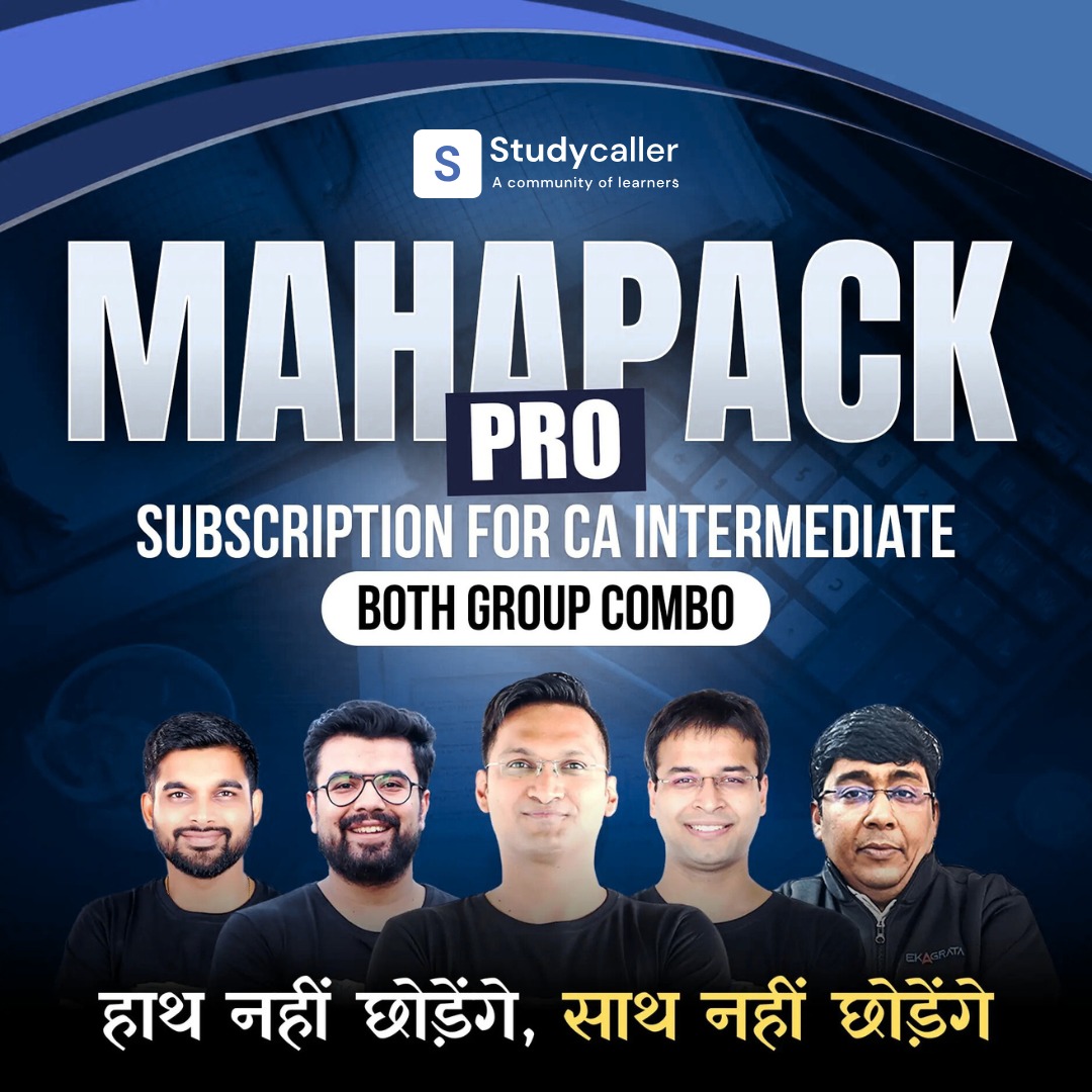 MAHAPACK PRO Subscription for CA Intermediate Both Groups | Online Live Classes  