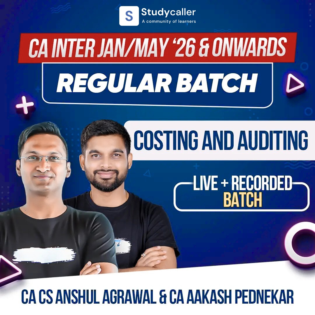 CA Intermediate Regular Course for Costing and Auditing Online Live Classes