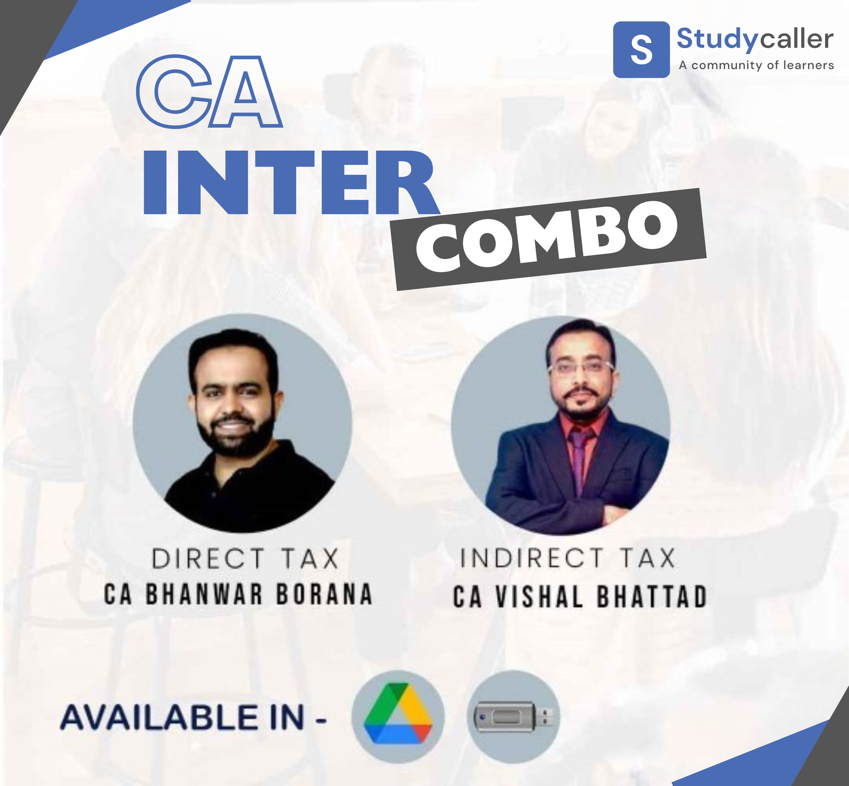 CA Inter DT and GST Regular batch By CA Bhanwar Borana and CA Vishal Bhattad