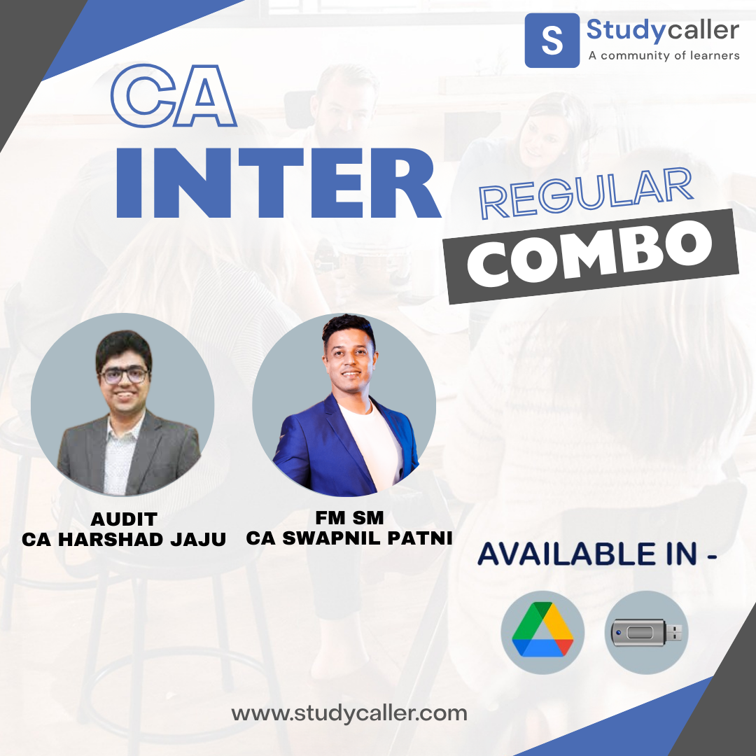 CA Inter Combo Financial Management and Strategic Management and Auditing and; Ethics By CA Swapnil Patni and CA Shubham Keswani