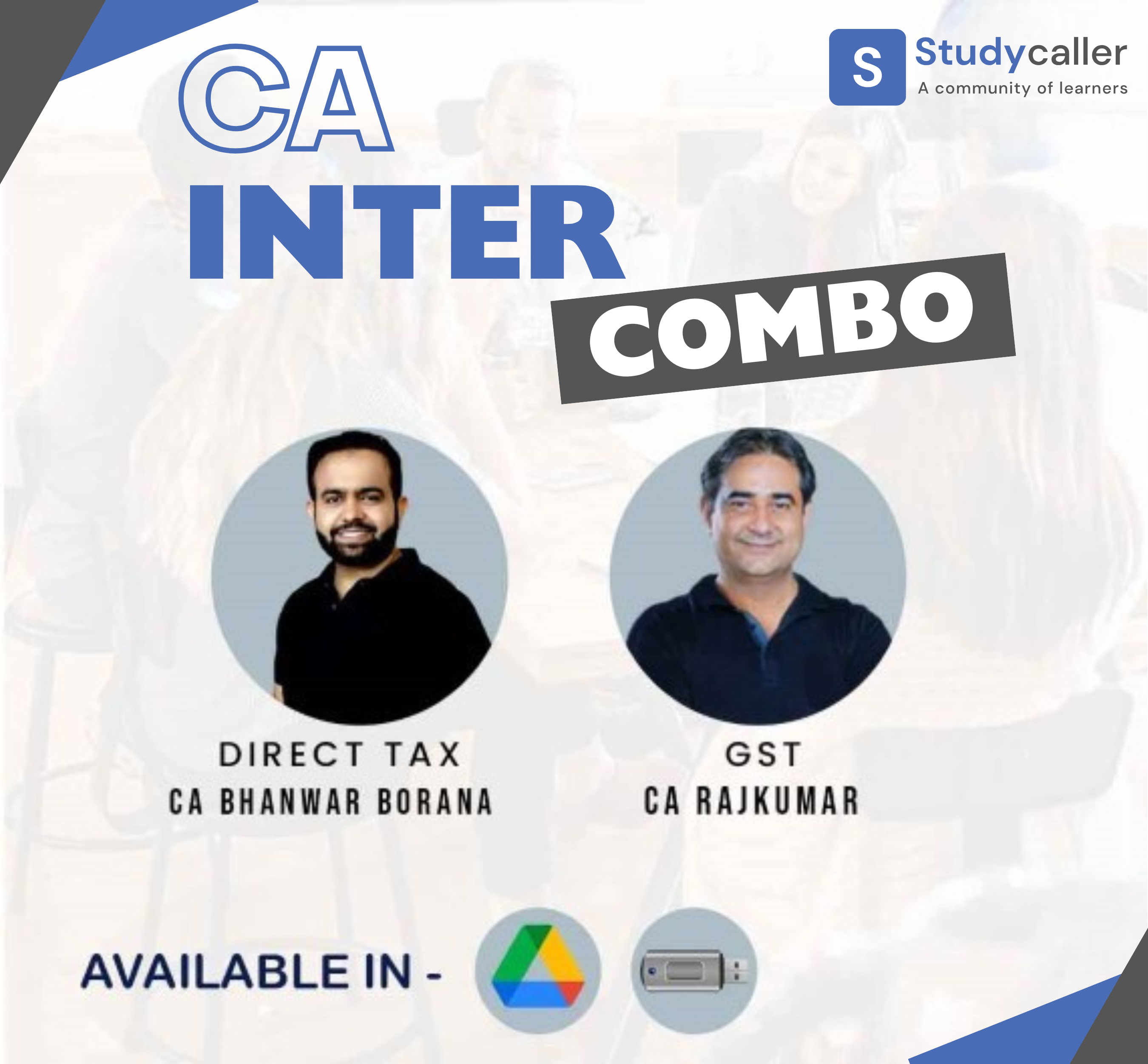 CA Inter Direct Tax and GST Regular Batch Combo By CA Bhanwar Borana (BB Sir) and CA Rajkumar