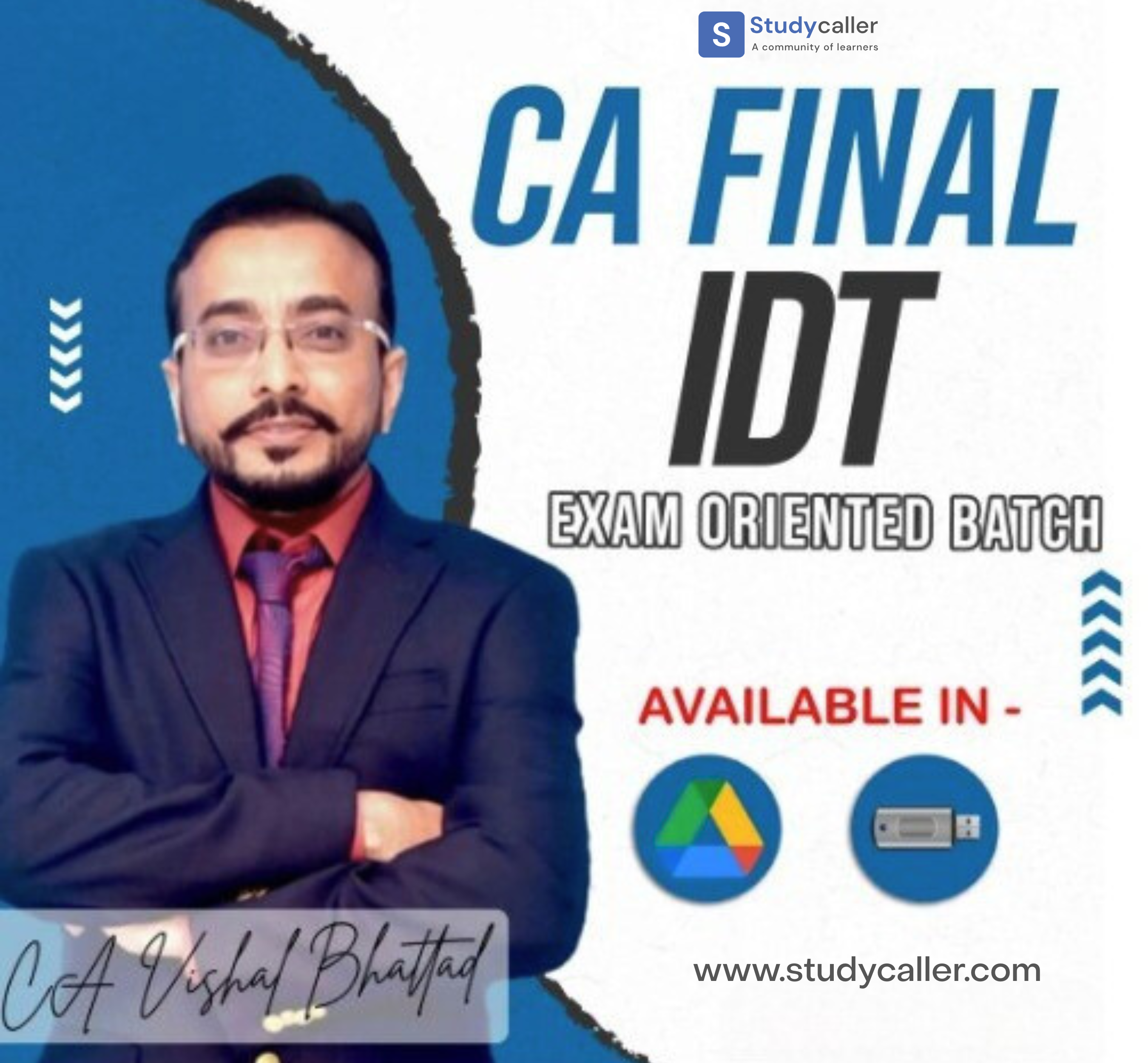 CA Final IDT Exam Oriented New Syllabus Batch By CA Vishal Bhattad