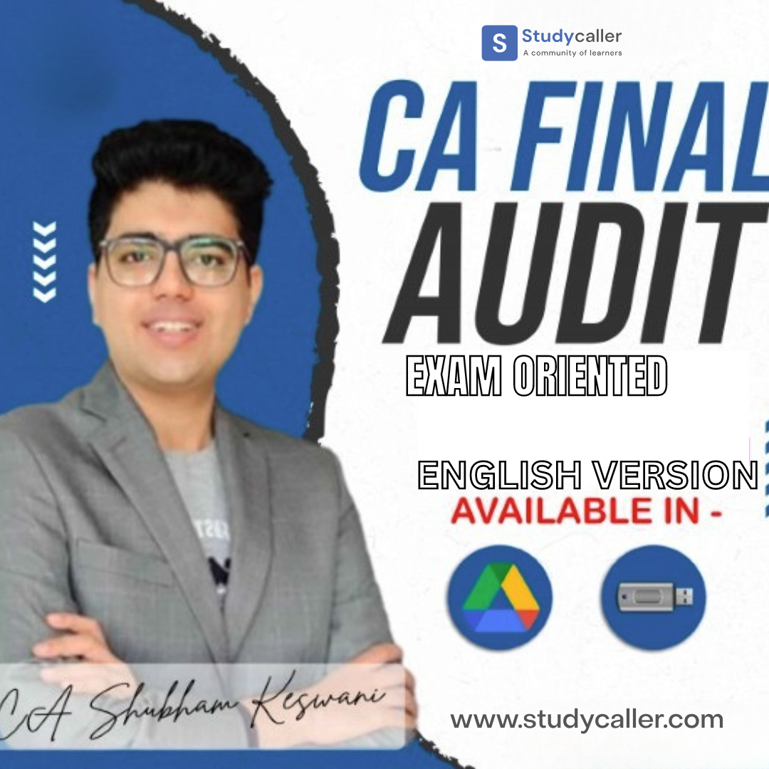 CA Final Audit Full English Exam Oriented Batch By CA Shubham Keswani
