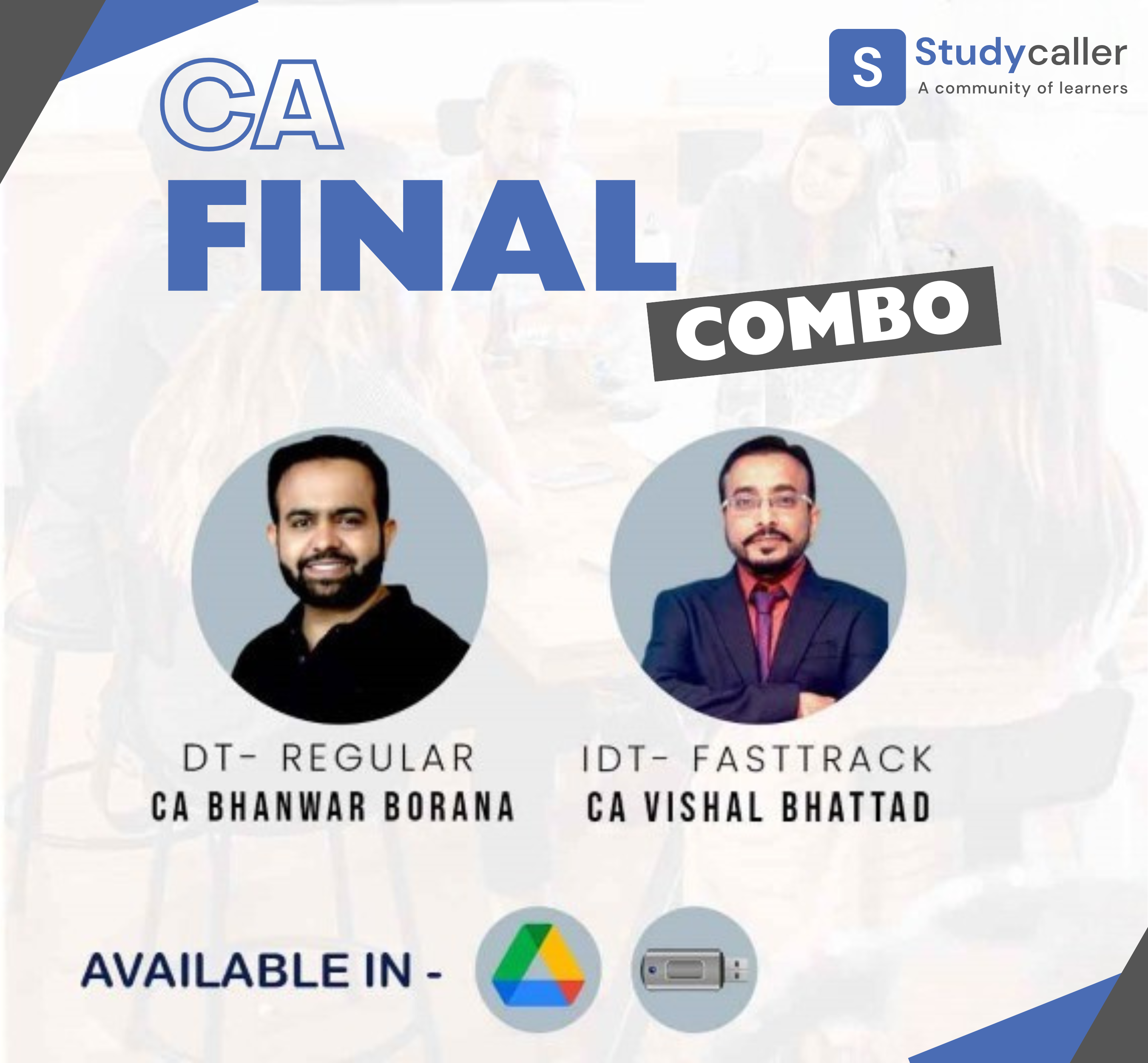 CA Final DT Exam Oriented Batch and IDT Regular Batch Combo by CA Bhanwar Borana and CA Vishal Bhattad
