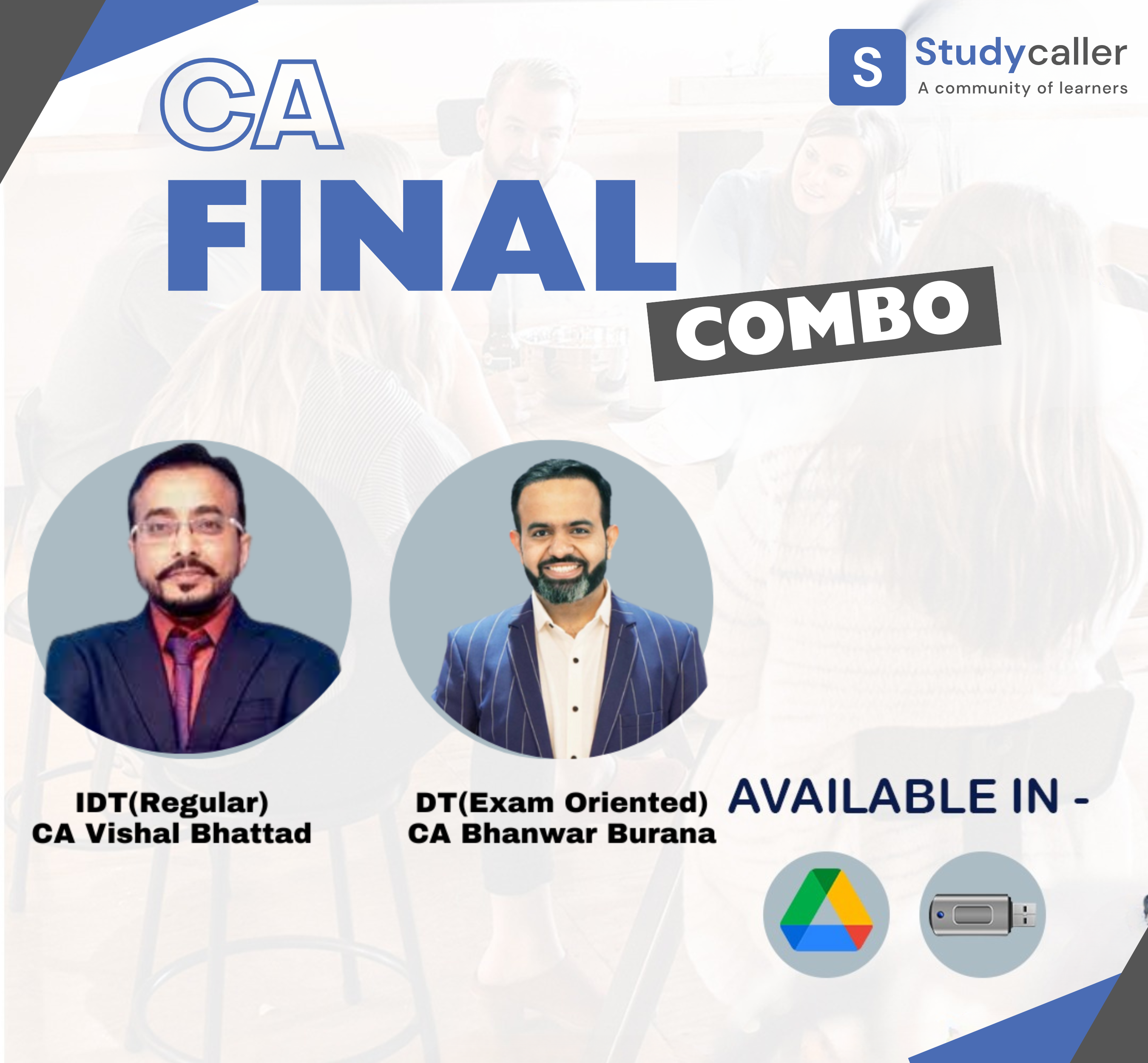 CA Final Combo DT Exam Oriented , IDT Regular Batch by CA Bhanwar Borana , CA Vishal Bhattad