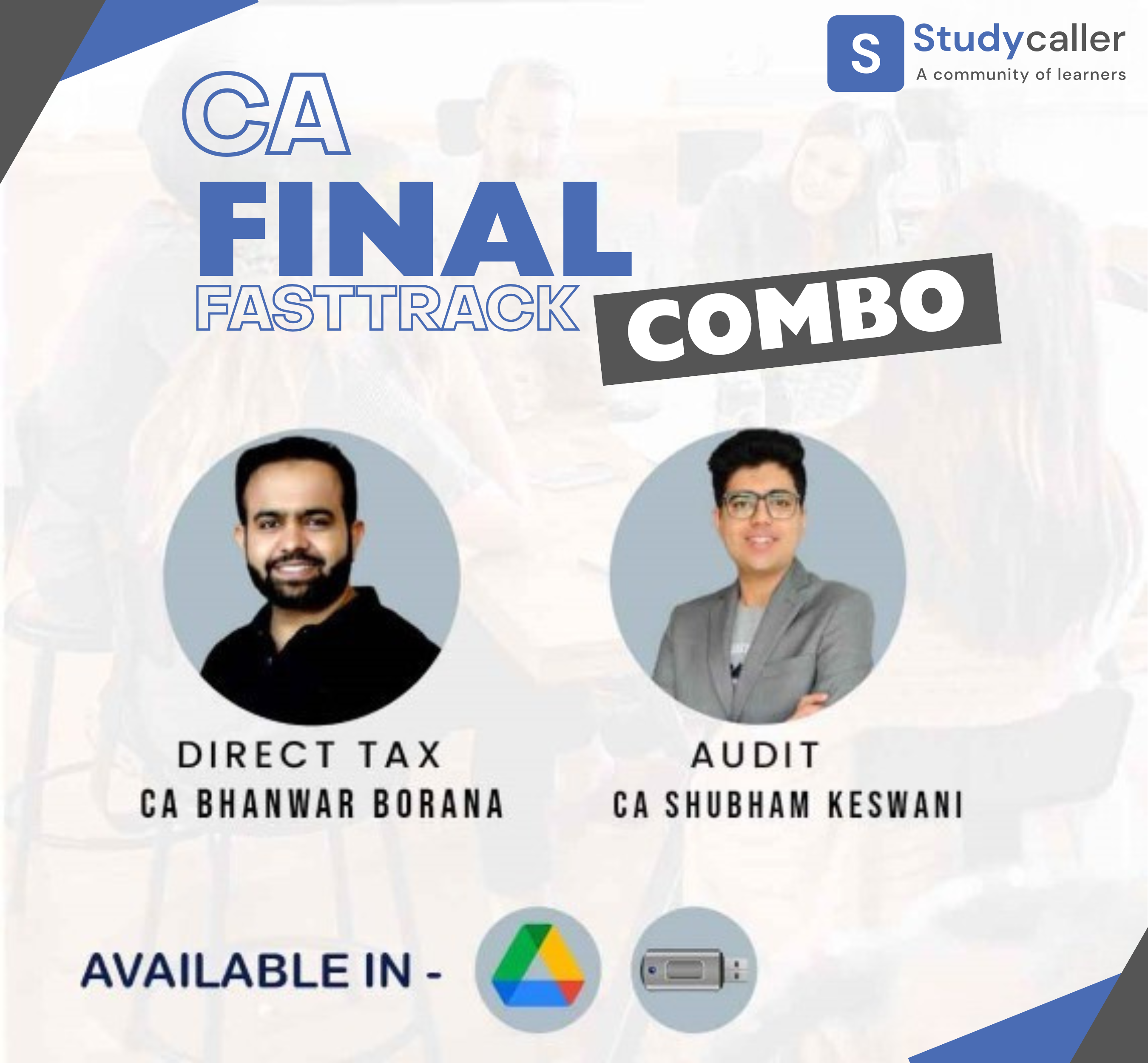 CA Final DT and Audit Fasttrack BY CA Bhanwar Borana (BB Sir) and CA Shubham Keswani