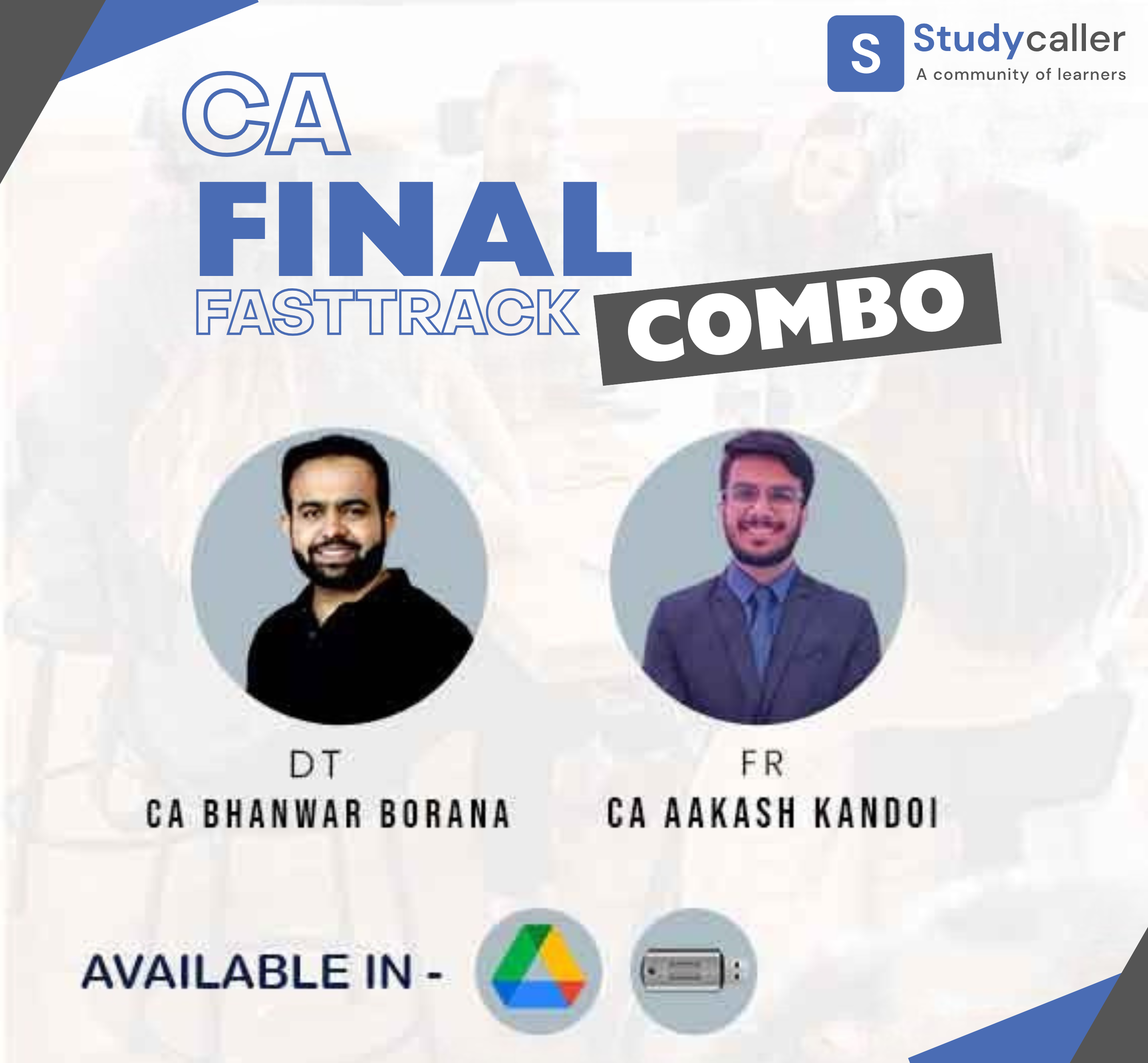 CA Final FR and Direct Tax Fastrack Batch By CA Aakash Kandoi and CA Bhanwar Borana BB Sir