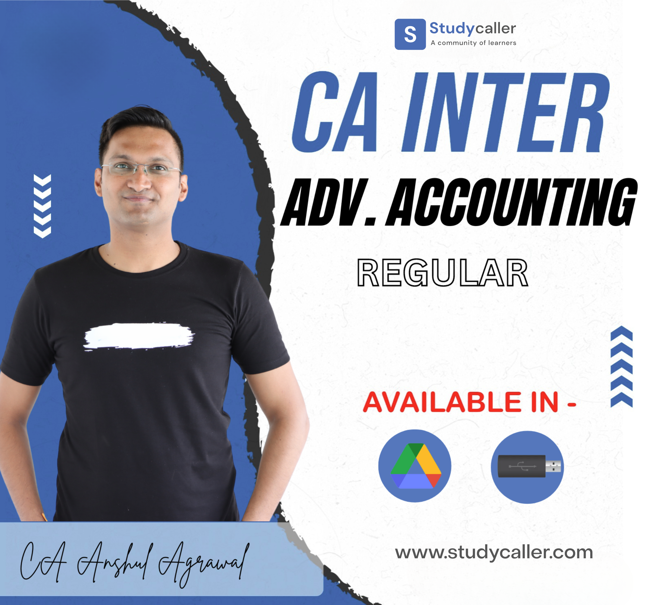 CA Inter Advanced Accounts New Syllabus Batch By CA CS Anshul Agrawal