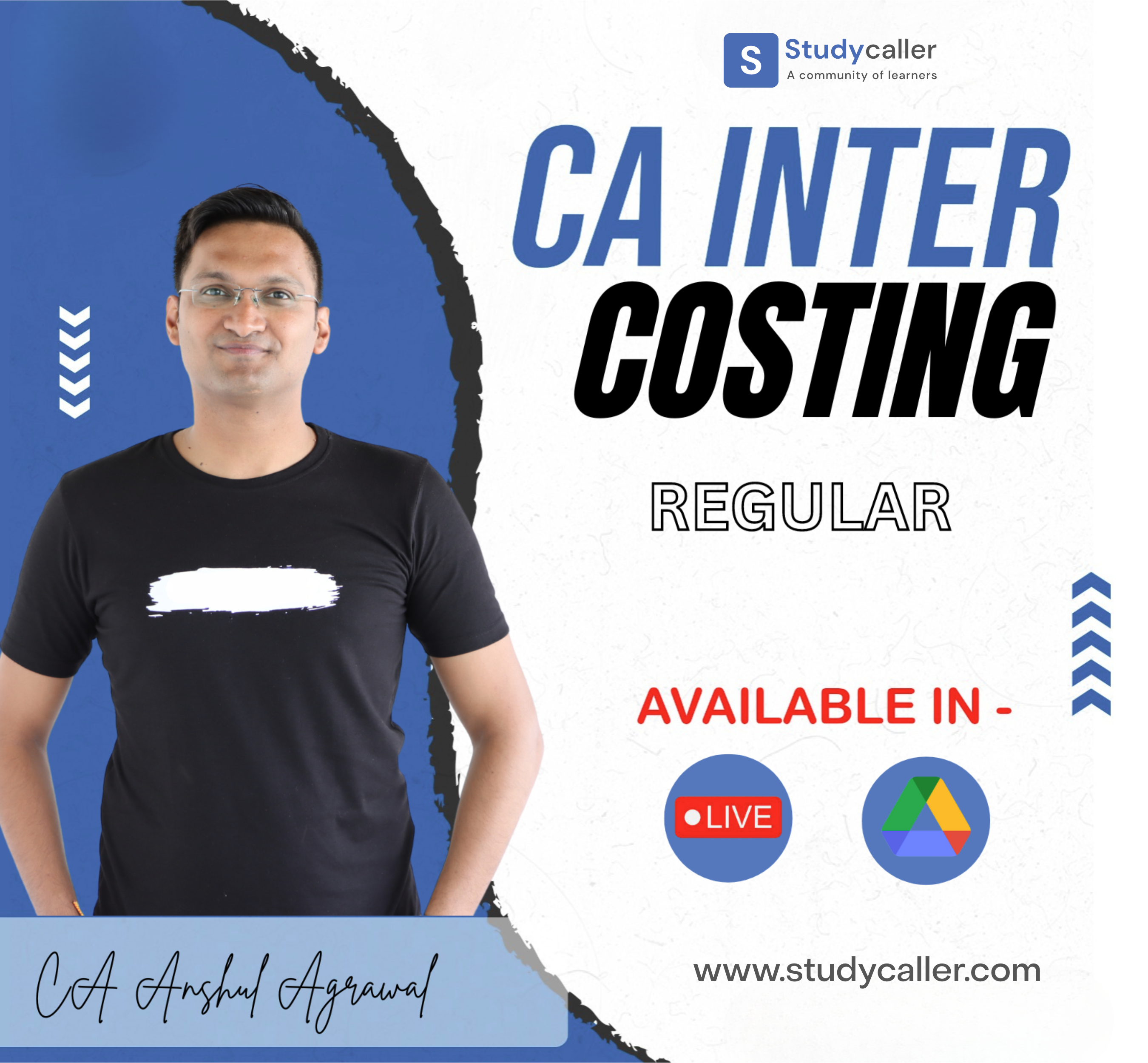 CA Inter Cost And Management Accounts New Syllabus Batch By CA CS Anshul Agrawal