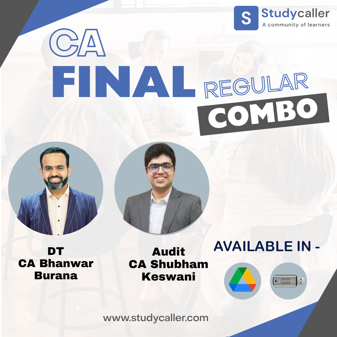 CA Inter Direct Tax,Auditing And Ethics (Regular Batch) For May/ Nov 2024 By CA Bhanwar Borana ,CA Shubham Keswani
